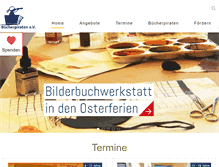 Tablet Screenshot of buecherpiraten.de